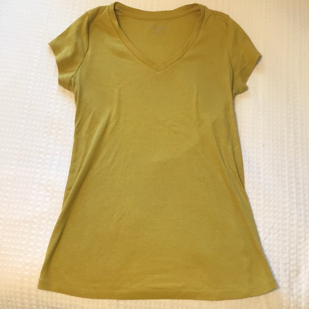 Liz Lange Maternity Basic Tee Mustard Yellow